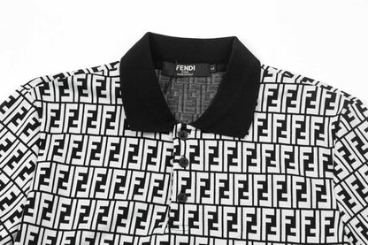 250305 New high quality jacquard fabric POLO shirt