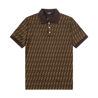 250305 New high quality jacquard fabric POLO shirt