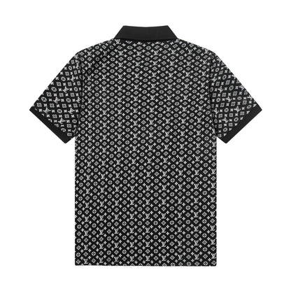 250305 New high quality jacquard fabric POLO shirt