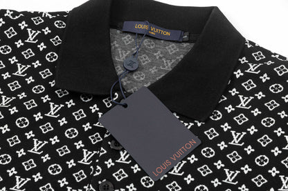 250305 New high quality jacquard fabric POLO shirt