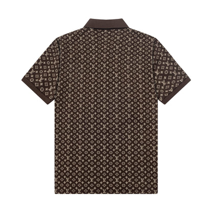 250305 New high quality jacquard fabric POLO shirt
