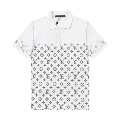250305 High-end series of high quality gradient printed POLO shirt
