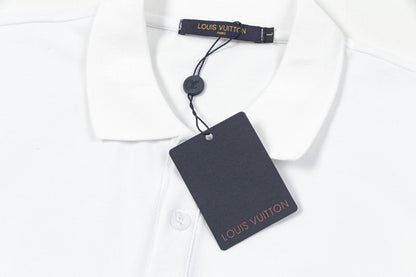250305 High-end series of high quality gradient printed POLO shirt