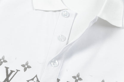 250305 High-end series of high quality gradient printed POLO shirt