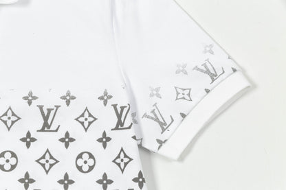 250305 High-end series of high quality gradient printed POLO shirt
