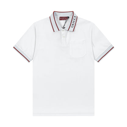 250305 New design patchwork POLO shirt