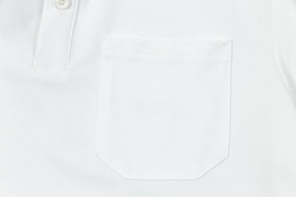 250305 New design patchwork POLO shirt