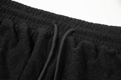 250313 New high quality dark jacquard full print shorts