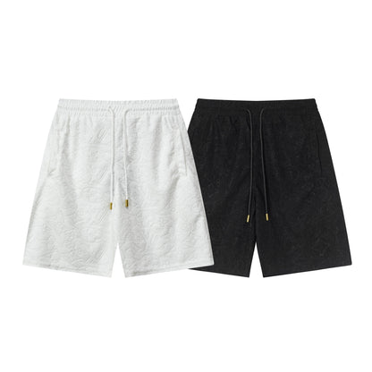 250313 New high quality dark jacquard full print shorts