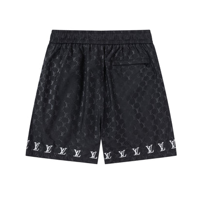250313 New high quality full embroidered shorts