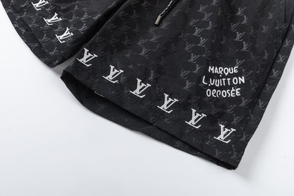 250313 New high quality full embroidered shorts