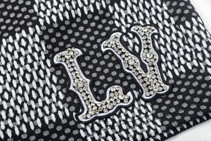 250313 New high quality knitted jacquard full print shorts