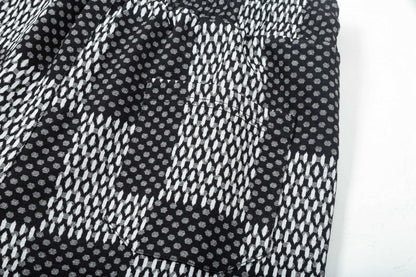 250313 New high quality knitted jacquard full print shorts
