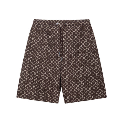 250313 New high quality knitted jacquard full print shorts