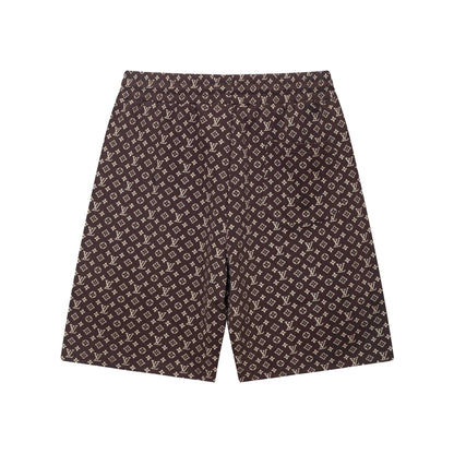 250313 New high quality knitted jacquard full print shorts
