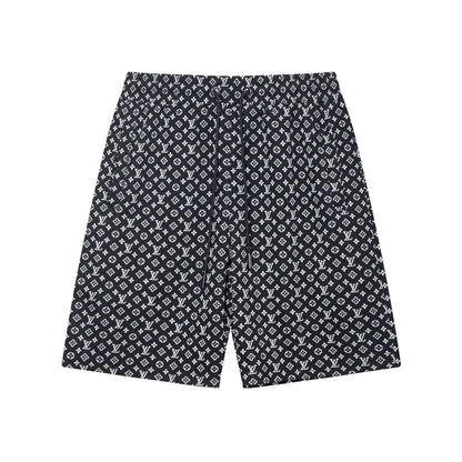 250313 New high quality knitted jacquard full print shorts