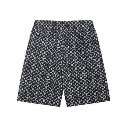 250313 New high quality knitted jacquard full print shorts
