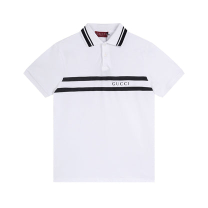 250313 New simple print knit POLO