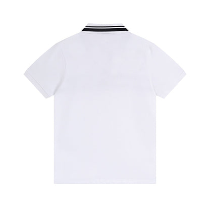 250313 New simple print knit POLO