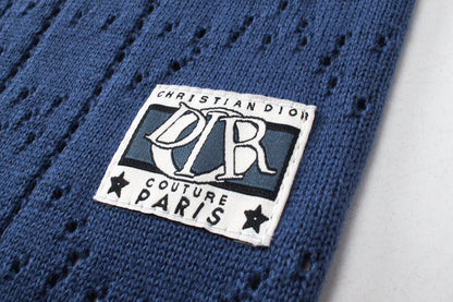 250313 New features diamond hollowed-out jersey lapel POLO