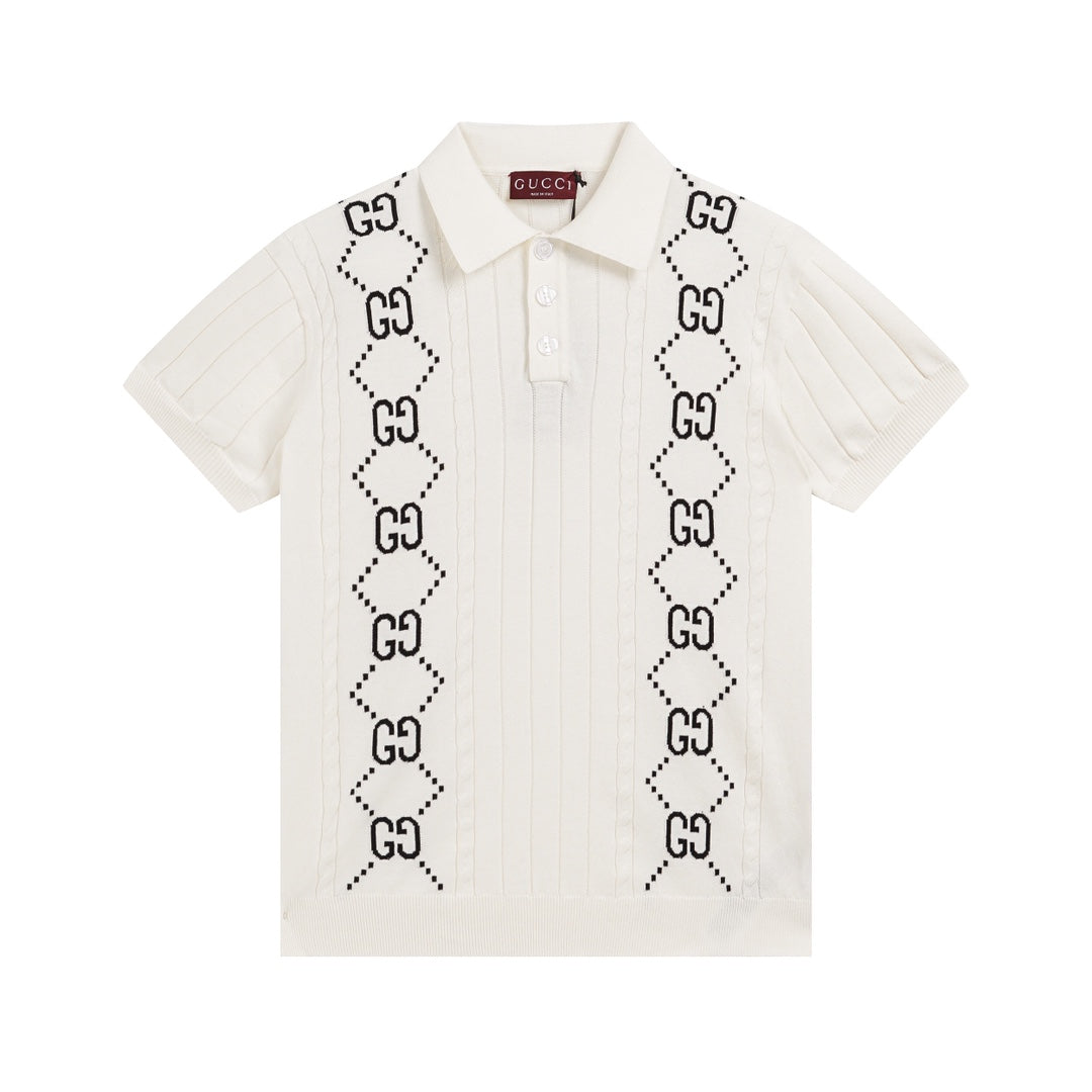 250313 New high quality knit lapel POLO