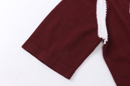 250313 New high quality jacquard knit T-shirt