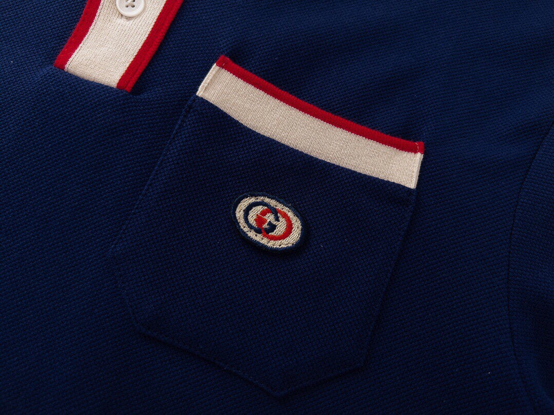 250313 New high quality preppy color polo lapel