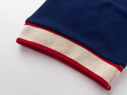 250313 New high quality preppy color polo lapel