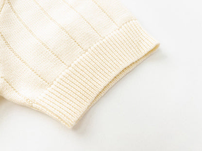 250318 New high quality pocket striped knit POLO