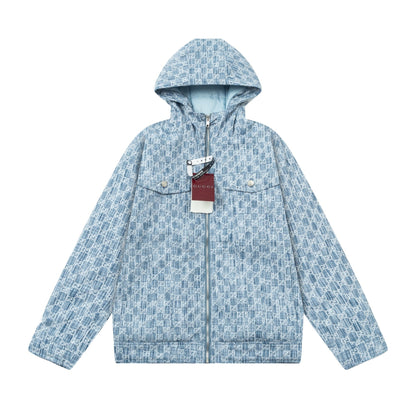 250318 New high quality denim print jacket