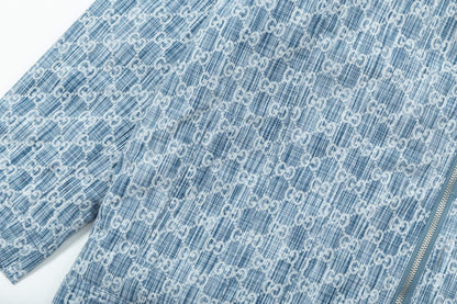 250318 New high quality denim print jacket