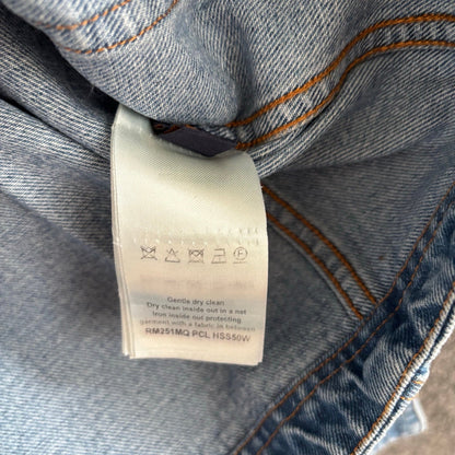 250325 New denim long-sleeved coat with lapels