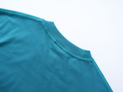 250325 New applique embroidered wash short sleeve T-shirt