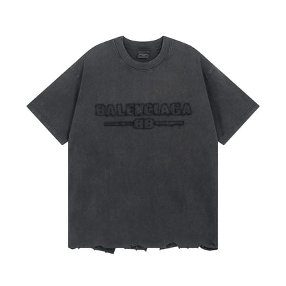 250325 New direct spray wash water wear damage to make old T-shirts