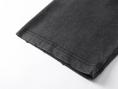 250325 New direct spray wash water wear damage to make old T-shirts