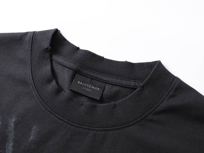 250325 New direct spray wash water wear damage to make old T-shirts