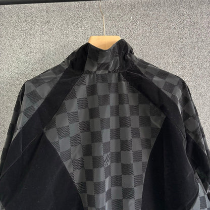 250325 New flocking sports stand-up collar jacket