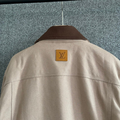 250325 New cotton canvas workman's waist jacket