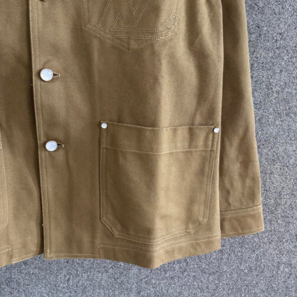 250325 New cotton canvas cargo jacket