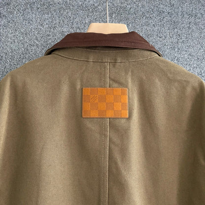 250325 New cotton canvas cargo jacket