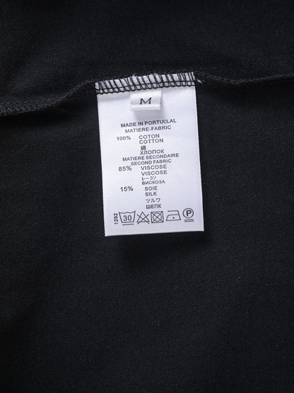 250325 New high quality three color three-dimensional letter embroidery T-shirt