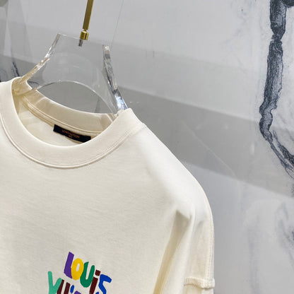 250325 New cross-body design printed T-shirt