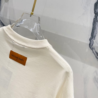 250325 New cross-body design printed T-shirt