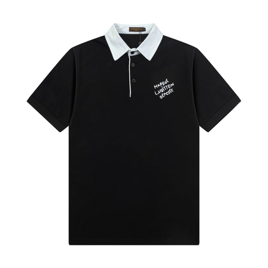 250325 New high quality neckline color POLO shirt