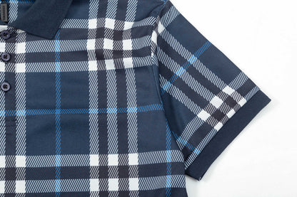 250325 New high quality classic checked POLO shirt