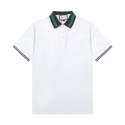 250325  New high quality neckline color POLO shirt