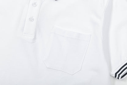 250325  New high quality neckline color POLO shirt