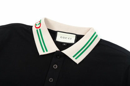 250325  New high quality neckline color POLO shirt