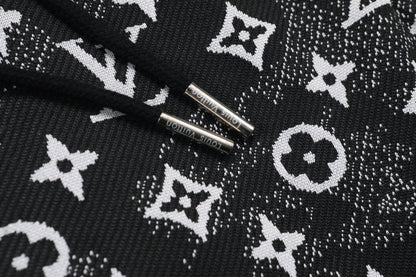 250325 New high fabric jacquard full print shorts