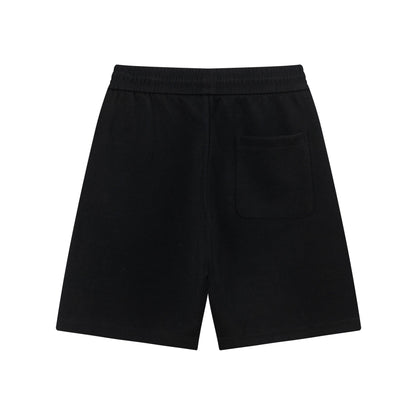 250404 New high-quality simply embroidered knitted shorts
